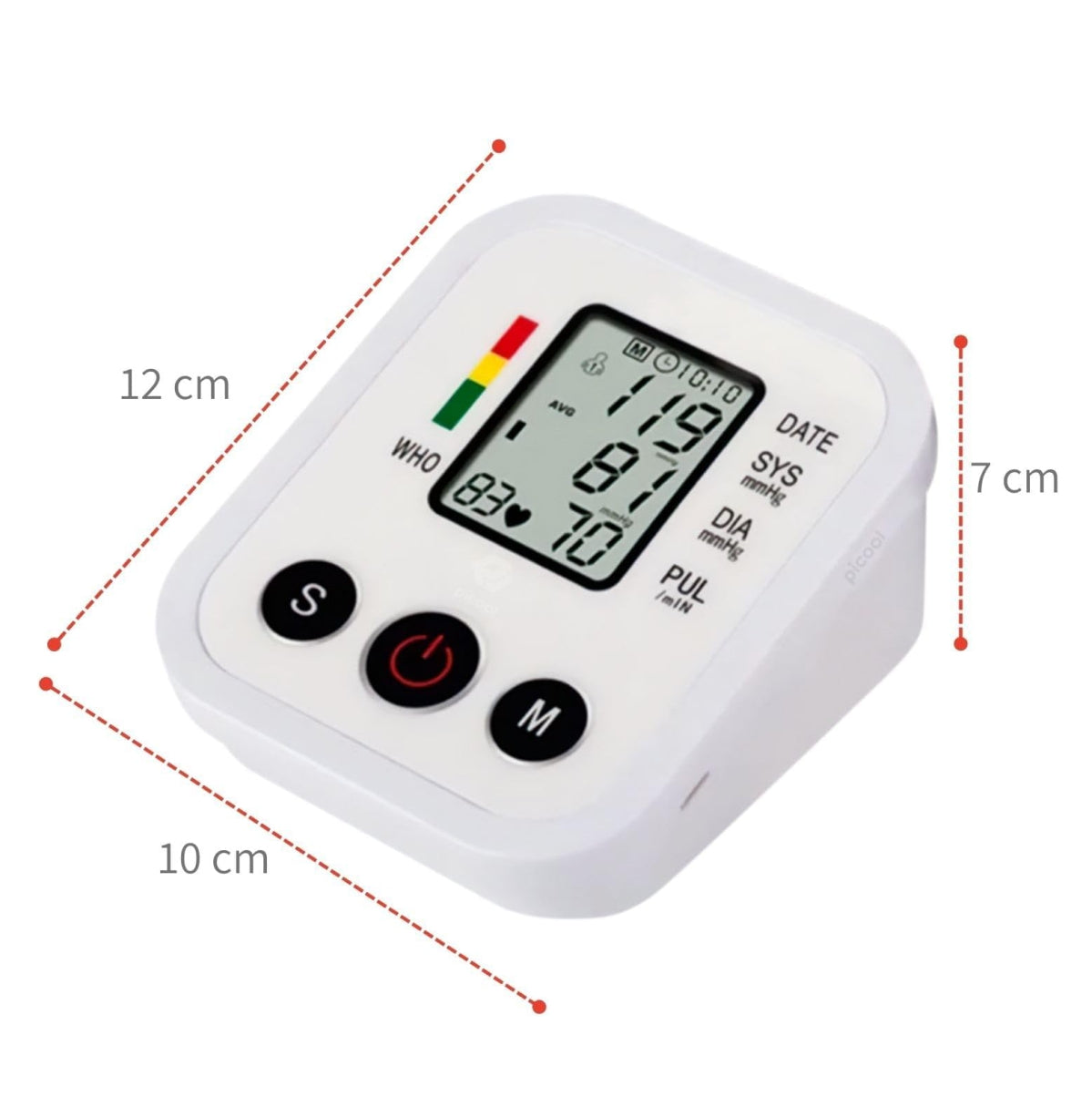 Tensiómetro de Brazo Pantalla LED