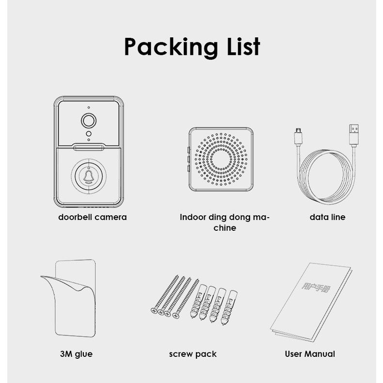 Timbre Inalambrico Con Camara X9