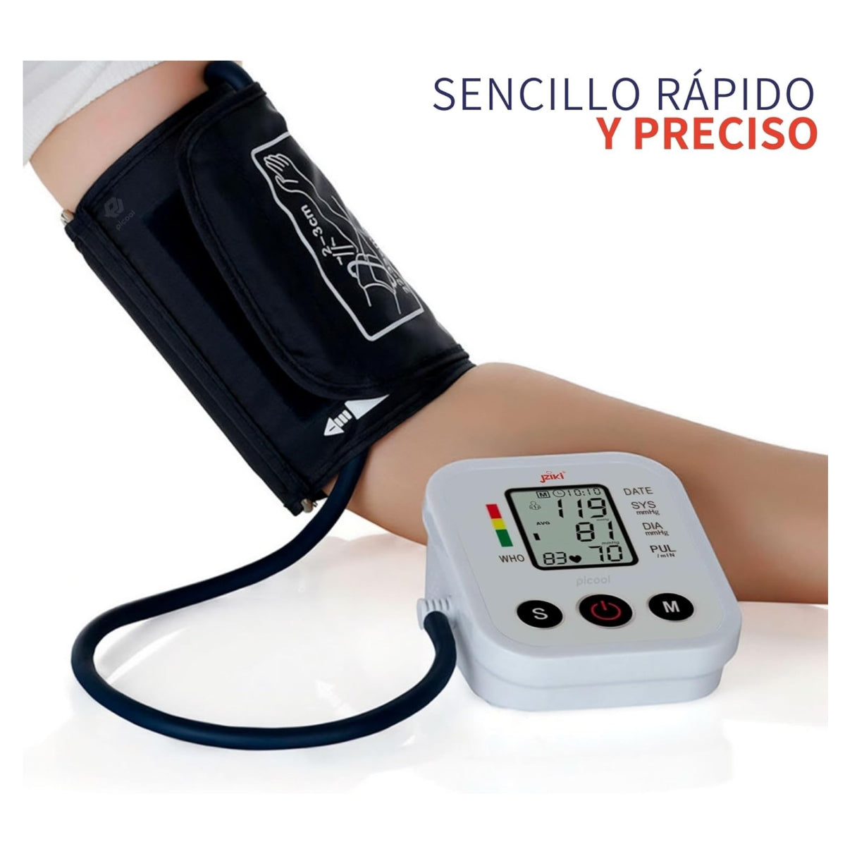 Tensiómetro de Brazo Pantalla LED